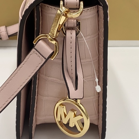 MICHAEL KORS MERCER SM CLUTCH XBODY POWDER BLUSH - Picture 6 of 16